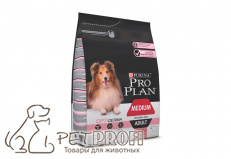 ProPLAN OPTIDERMA лосось для собак средних чувствительная кожа