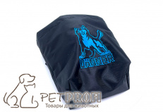 Сумочка для лакомства Vanner черная  с голубой вышивкой