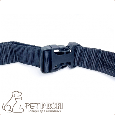 Сумочка для лакомства Vanner черная  с синей  вышивкой