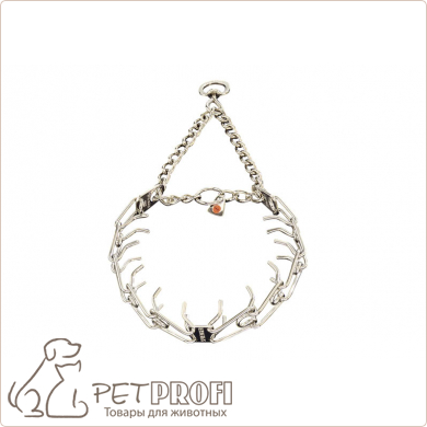 Строгий ошейник Sprenger из нержавеющей стали на цепочке с вертлюгом звено 2,25 мм