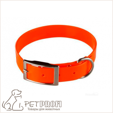 Ошейник для собак из биотана Coneck't шир.25 мм оранжевый