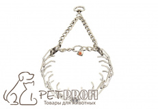 Строгий ошейник Sprenger из нержавеющей стали на цепочке с вертлюгом звено 2,25 мм