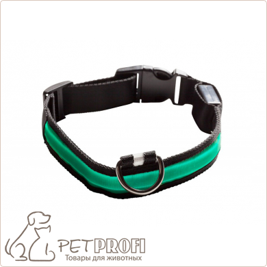 Светодиодный ошейник EYENIMAL для собак зеленый