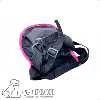 Кармашек для лакомства Vanner черный с темно-розовым кантом