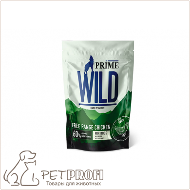 PRIME WILD GF FREE RANGE с курицей д/щенков и собак всех пород