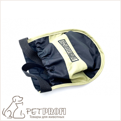 Кармашек для лакомства Vanner черный со вставкой цвета хаки