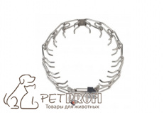Строгий ошейник для собак Sprenger из нержавеющей стали на замке с 1-м кольцом (без нейлона) звено 3,2 мм