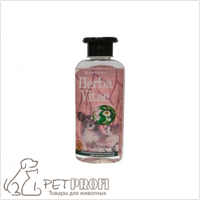 Антипаразитарный шампунь «Herba Vitae»  для щенков и котят 250мл 